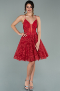 Mini Red Invitation Dress ABK1175