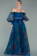 Long Blue Evening Dress ABU1948