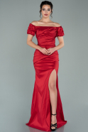 Long Red Mermaid Evening Dress ABU2037