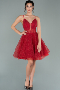 Mini Red Invitation Dress ABK1014