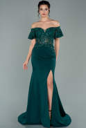Emerald Green Long Evening Dress ABU1533