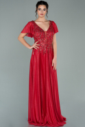 Long Red Evening Dress ABU2042
