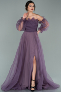 Long Lavender Evening Dress ABU2076