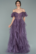 Long Lavender Evening Dress ABU2062