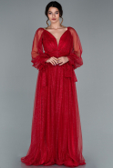 Long Red Evening Dress ABU2097