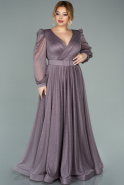Long Lavender Plus Size Evening Dress ABU2104