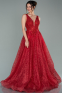 Long Red Evening Dress ABU2131