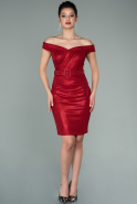 Short Red Invitation Dress ABK1230
