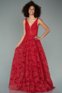Long Red Evening Dress ABU1981