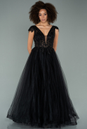 Long Black Evening Dress ABU2182