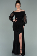 Long Black Evening Dress ABU2218