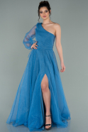 Long Indigo Evening Dress ABU2229