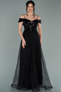 Long Black Evening Dress ABU2169