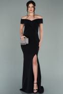 Long Black Mermaid Evening Dress ABU2170