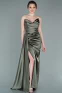 Olive Drab Mermaid Evening Dress ABU402