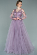 Long Lavender Evening Dress ABU2250