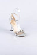 Silver Evening Shoe ABS1057