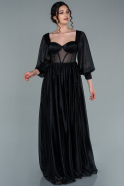 Long Black Evening Dress ABU2141