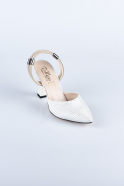 Pearl Silvery Evening Shoe AB1065