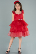 Long Red Girl Dress ABU2290