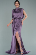 Lavender Long Satin Evening Dress ABU2133