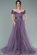 Long Lavender Evening Dress ABU2303