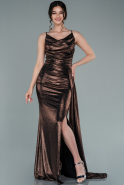 Long Copper Prom Gown ABU2318