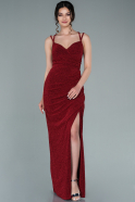 Long Red Prom Gown ABU2319