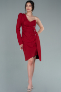 Short Red Invitation Dress ABK1379