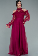 Long Fuchsia Evening Dress ABU2321