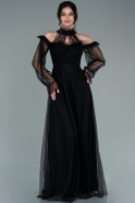 Long Black Evening Dress ABU2321