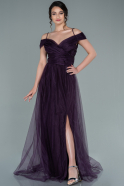 Long Purple Evening Dress ABU2336