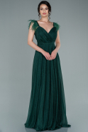 Emerald Green Long Evening Dress ABU1639