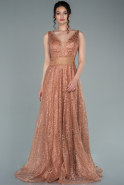 Long Copper Evening Dress ABU2352