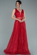 Long Red Evening Dress ABU2352