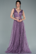 Long Lavender Evening Dress ABU2352