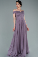 Long Lavender Prom Gown ABU2361