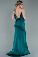 Long Emerald Green Chiffon Engagement Dress ABU2388