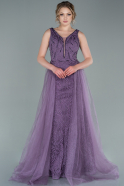 Long Lavender Evening Dress ABU2392