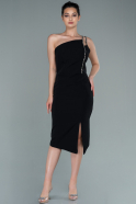 Midi Black Invitation Dress ABK1412