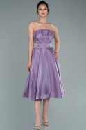Midi Lavender Prom Gown ABK1413