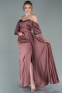 Long Mink Satin Prom Gown ABU2402