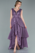 Lavender Long Engagement Dress ABU2394