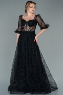 Long Black Evening Dress ABU2413