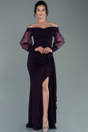 Purple Long Evening Dress ABU2218