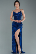 Long Sax Blue Evening Dress ABU2426