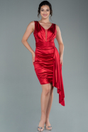 Short Red Invitation Dress ABK1418