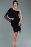 Short Black Invitation Dress ABK1424