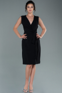 Short Black Invitation Dress ABK1425