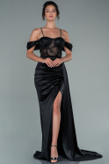 Long Black Evening Dress ABU2459